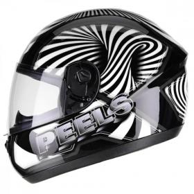 Capacete Peels Spike 3D Branco Brilho